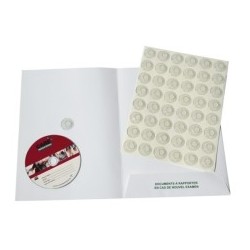 CLIP SUPPORT CD ADHESIF...
