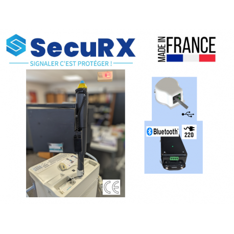 SecuRX -Dispositif d'alerte et signalisation lumineuse de tensions et d'émission des RX pour bloc opératoire