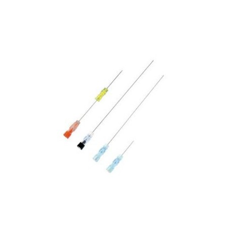 AIGUILLE SPINALE - BD YALE - 20G - 3 1/2 90mm  JAUNE PONCTION LOMBAIRE BOITE DE 25