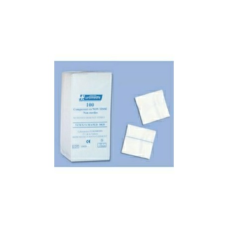 COMPRESSE NON-TISSEE / NON-STERILE / 4 PLIS / 30g / 5x5cm Sachet de 100